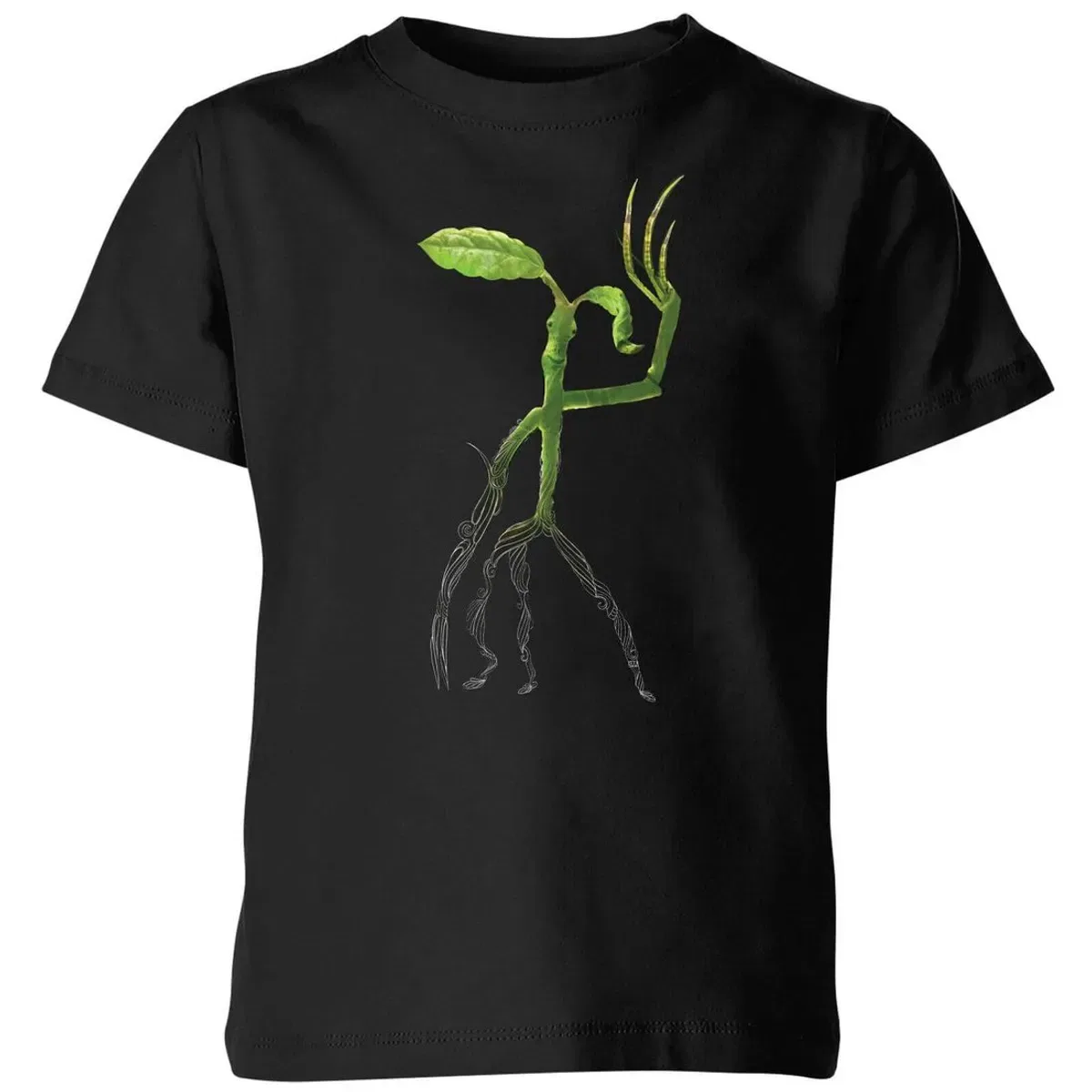 Детская футболка с принтом Tribal Bowtruckle Fantastic Beasts, Black — фото 2