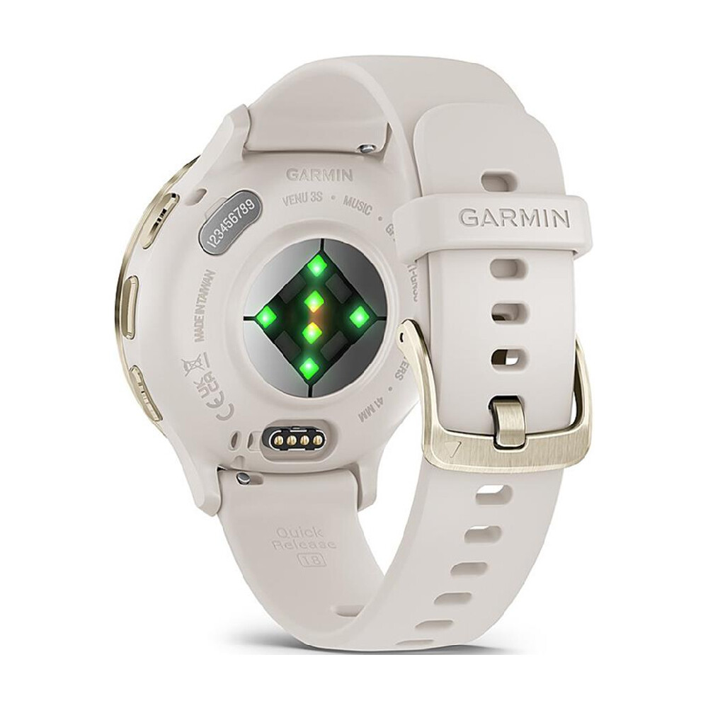 Умные часы Garmin Venu 3S, 1.2", Wi-Fi, золотой/слоновая кость — фото 4