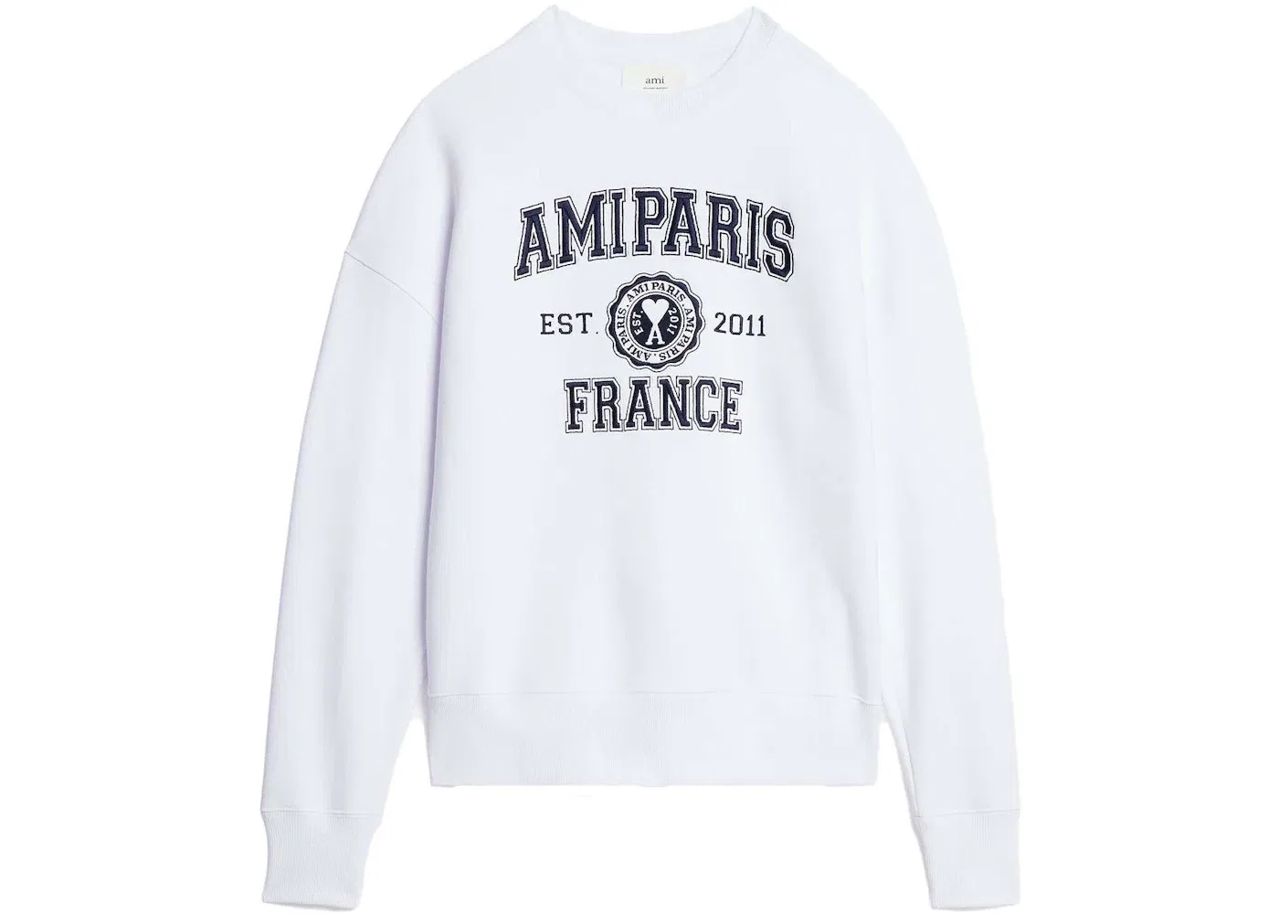 Мужской свитшот с принтом Ami Paris, White