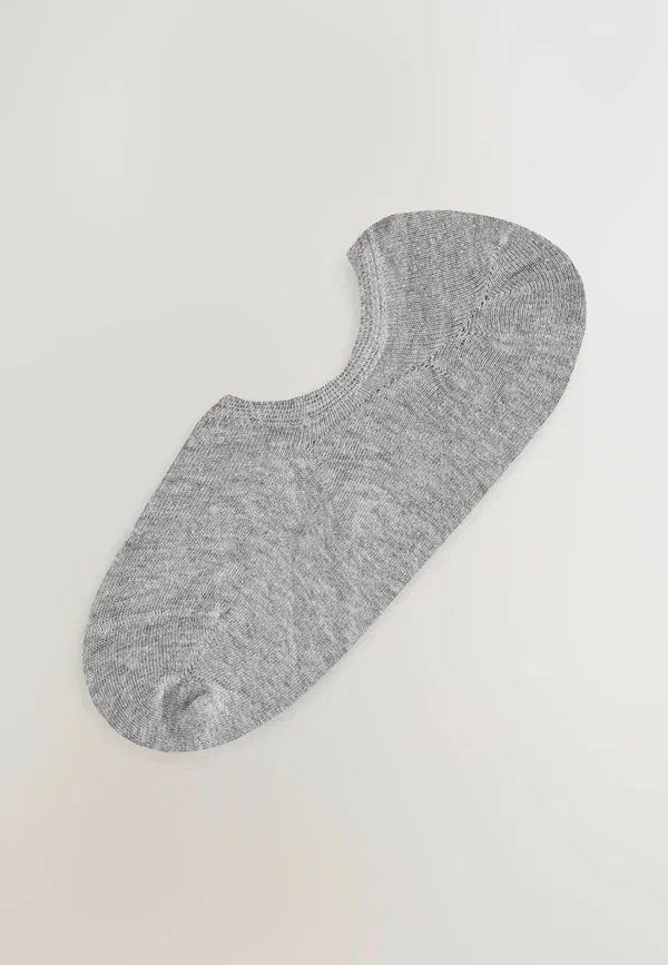 Носки невидимки 5 пар, хлопок, Invisible socks 5 pack, Next, grey, white, белый/черный/серый — фото 2