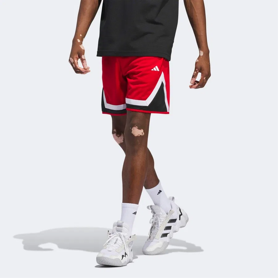 Шорты спортивные с AEROREADY Pro Block adidas, Красный — фото 3