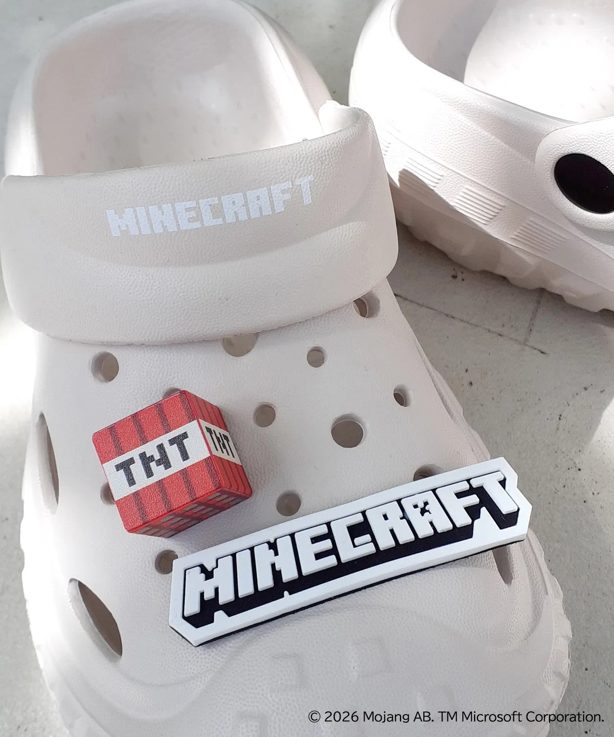 Детские сандалии из ЭВА с объемным брелоком и патчем, Minecraft RUGGEDWORKS, Black — фото 4