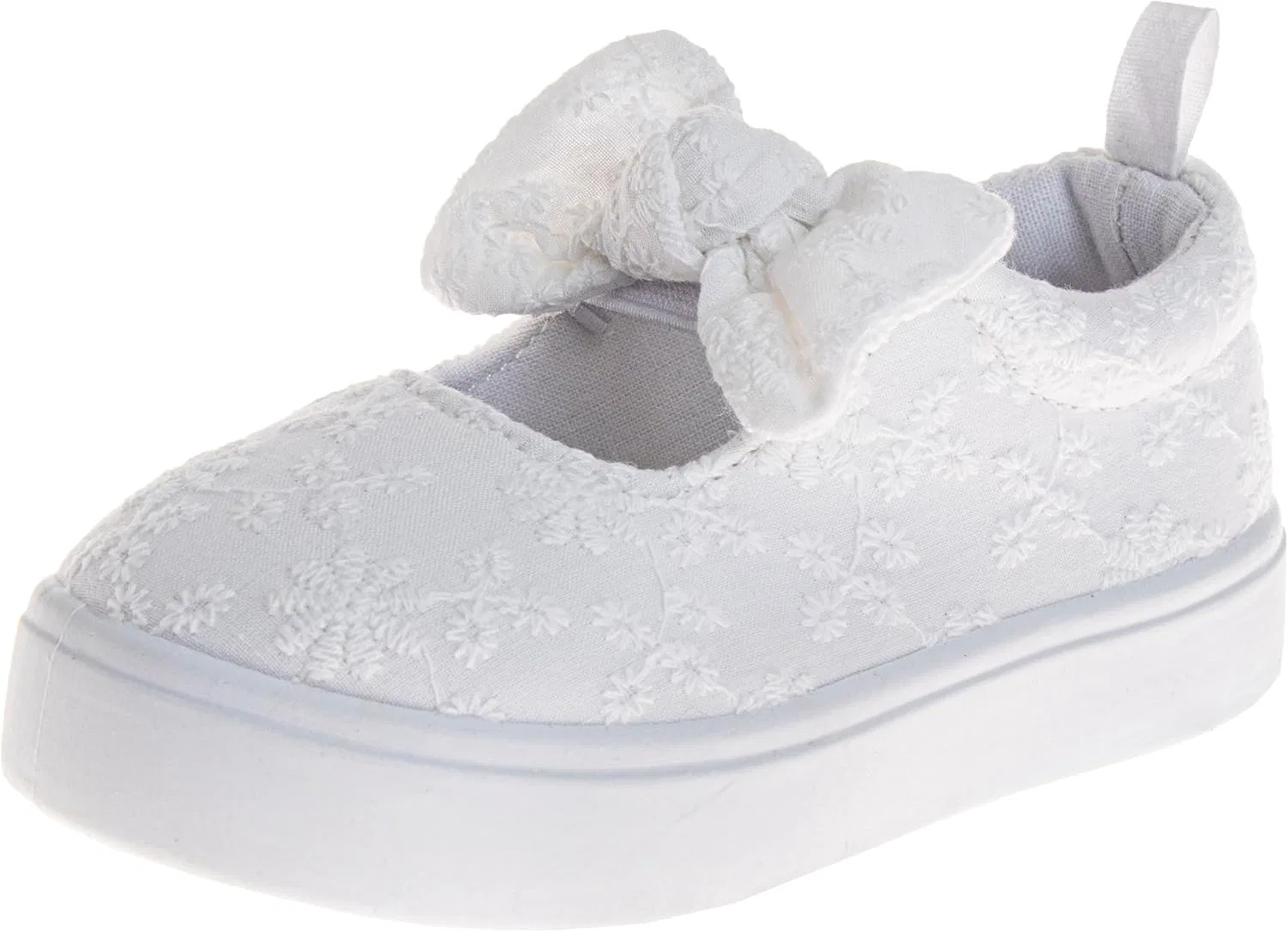 Детские туфли Мэри Джейн для девочек без застежки Laura Ashley, White