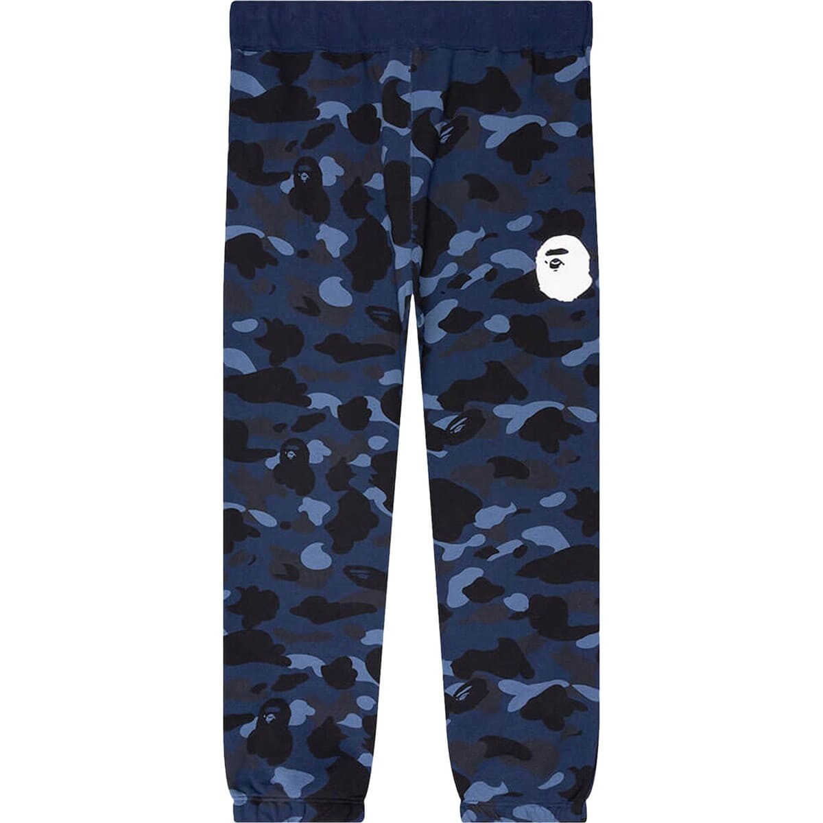 

Брюки Bape Color Camo Wide Fit Sweat, темно-синий