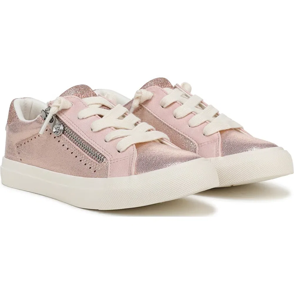 Детские кроссовки на молнии Perfect-K Blowfish Malibu, Blush Metallic Faux Leather