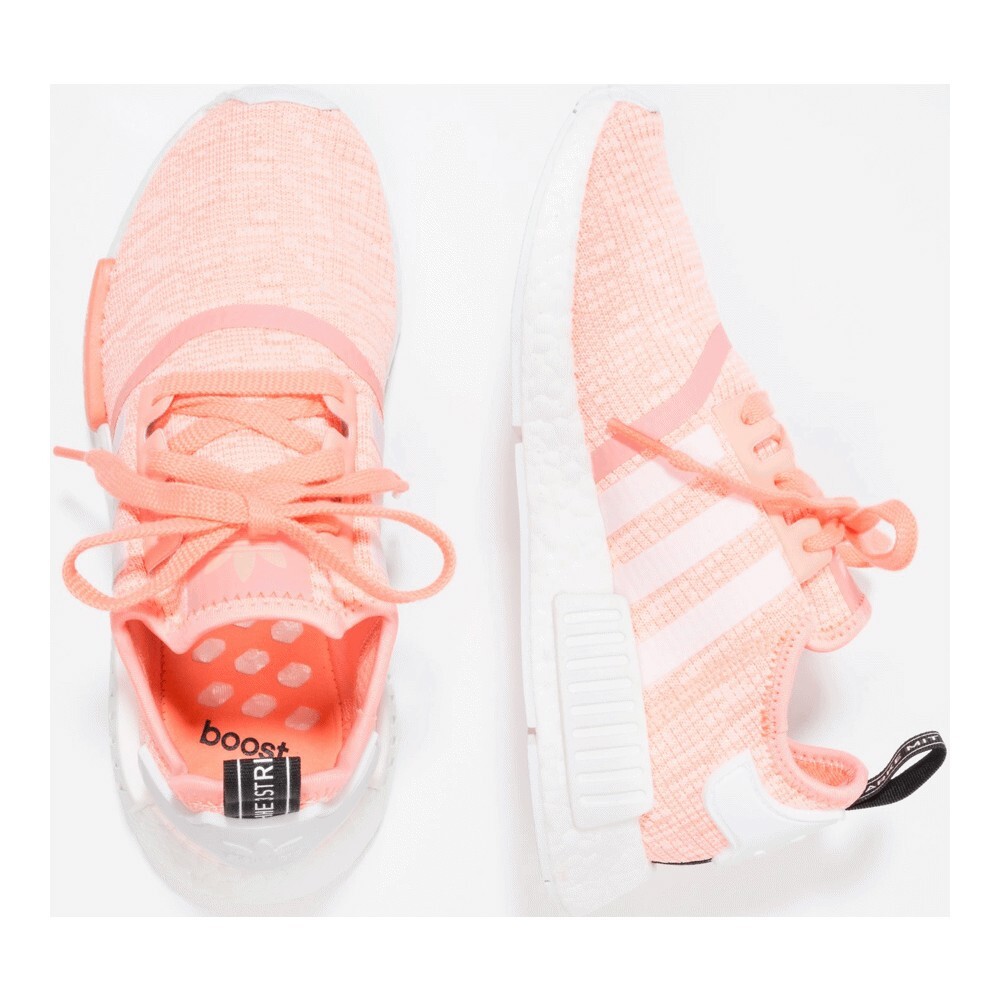 Кроссовки Adidas Originals Nmd_R1, sun glow/white/haze coral — фото 4
