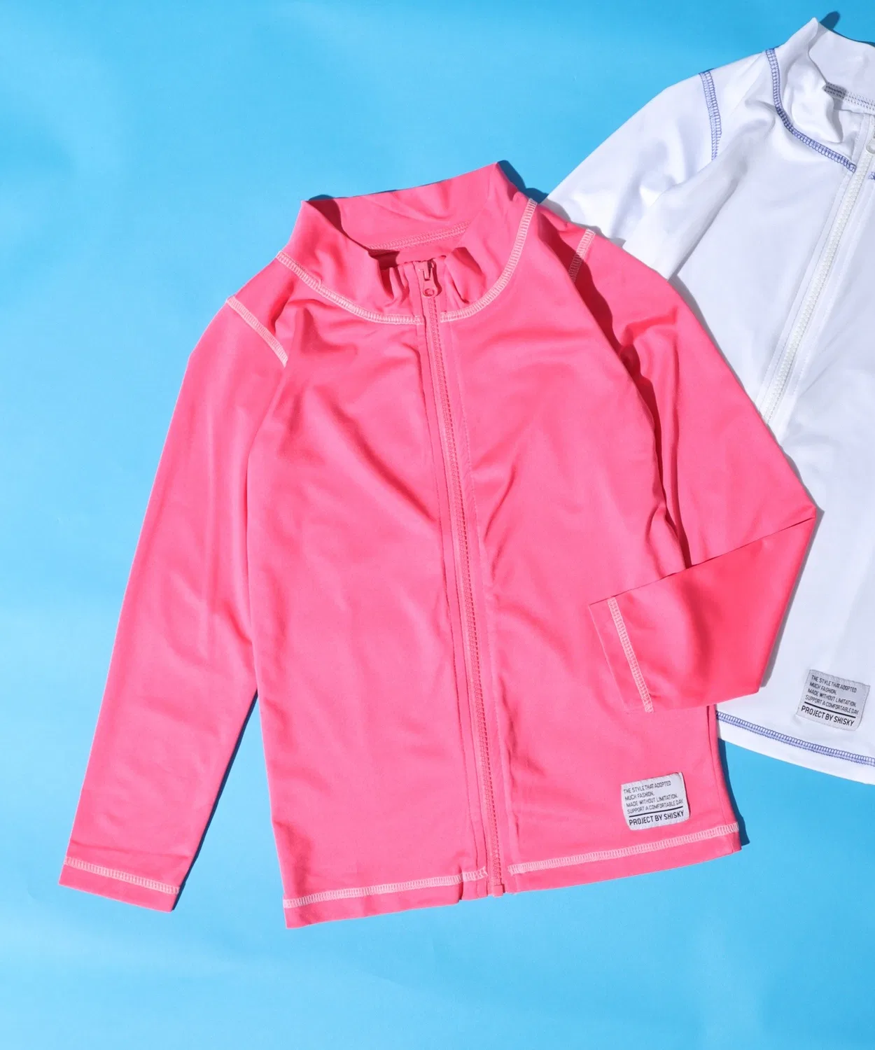 Детская куртка для плавания с длинным рукавом модель FUNALIVE, Pink
