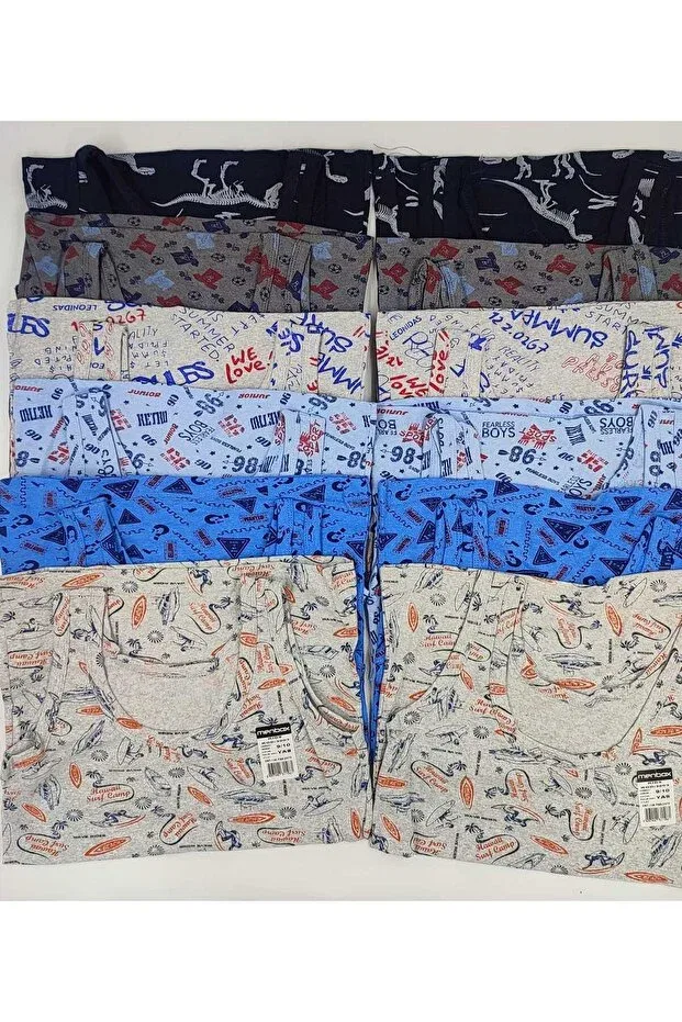 Детская футболка для мальчиков с принтом Young Menbox, Mixed Color — фото 3