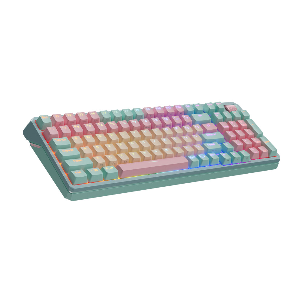 

Клавиатура игровая механическая Cooler Master MasterKeys MK770, мятный/розовый/желтый