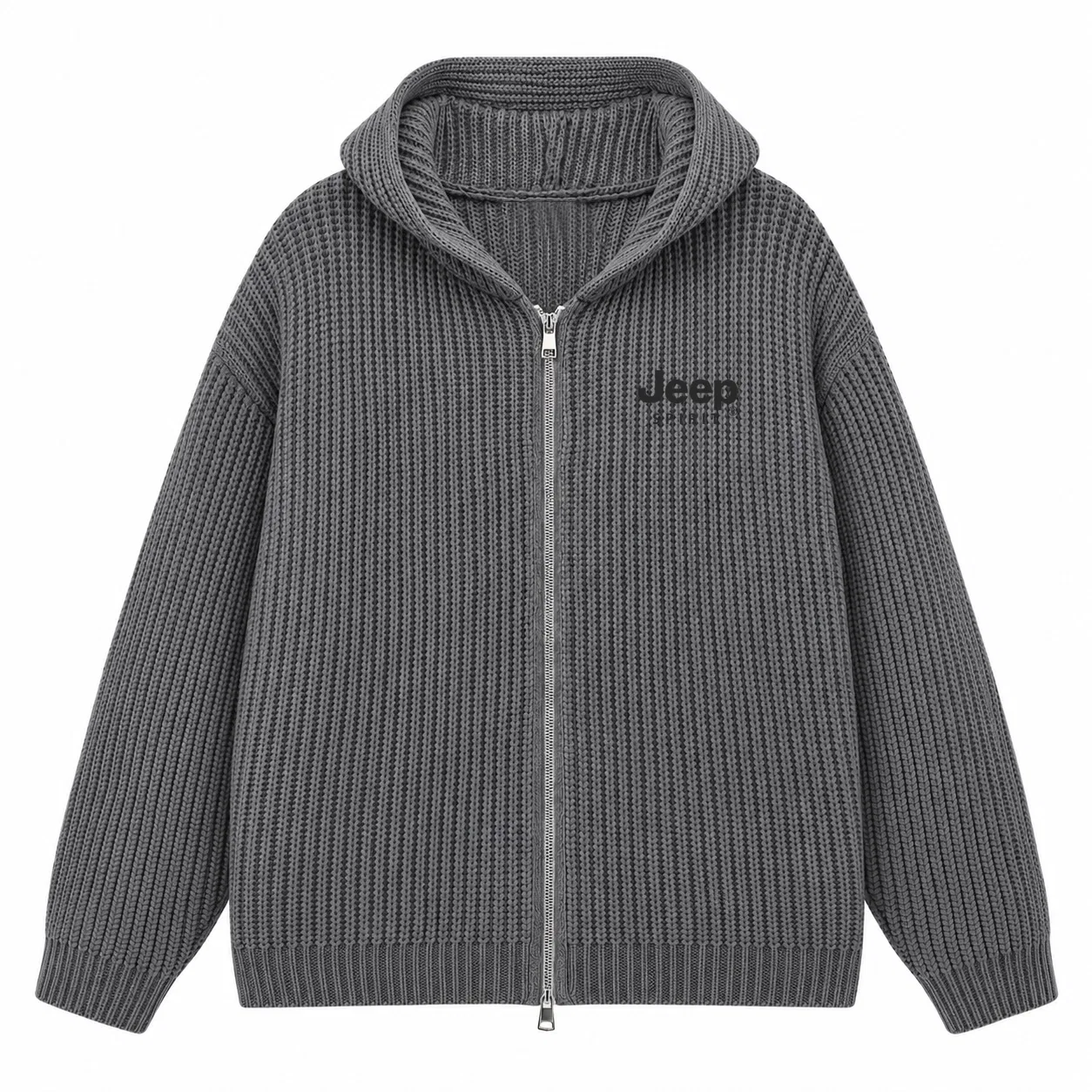 Детский свитер с капюшоном JEEP SPIRIT, Dark Gray
