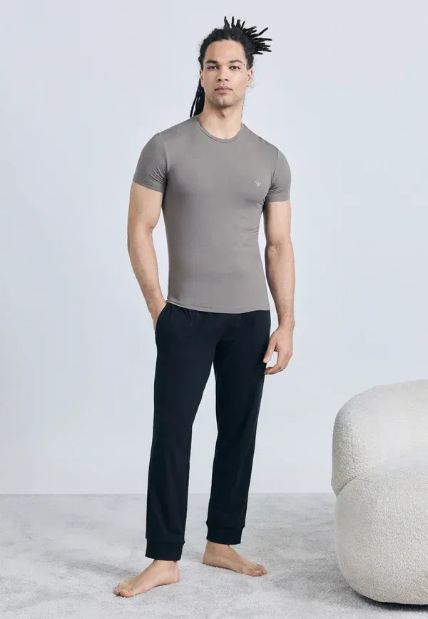 Майка без спинки Emporio Armani, черный/серый