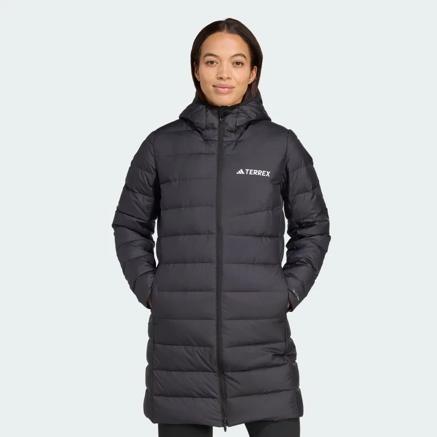 Женский утепленный пуховик-парка с наполнителем CLIMAWARM adidas W MT DOWN PARKA JM8729, Черный
