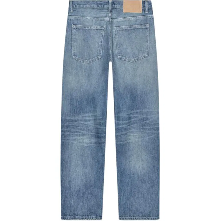 Женские джинсы умеренного зауженного кроя ZARA, Blue — фото 3
