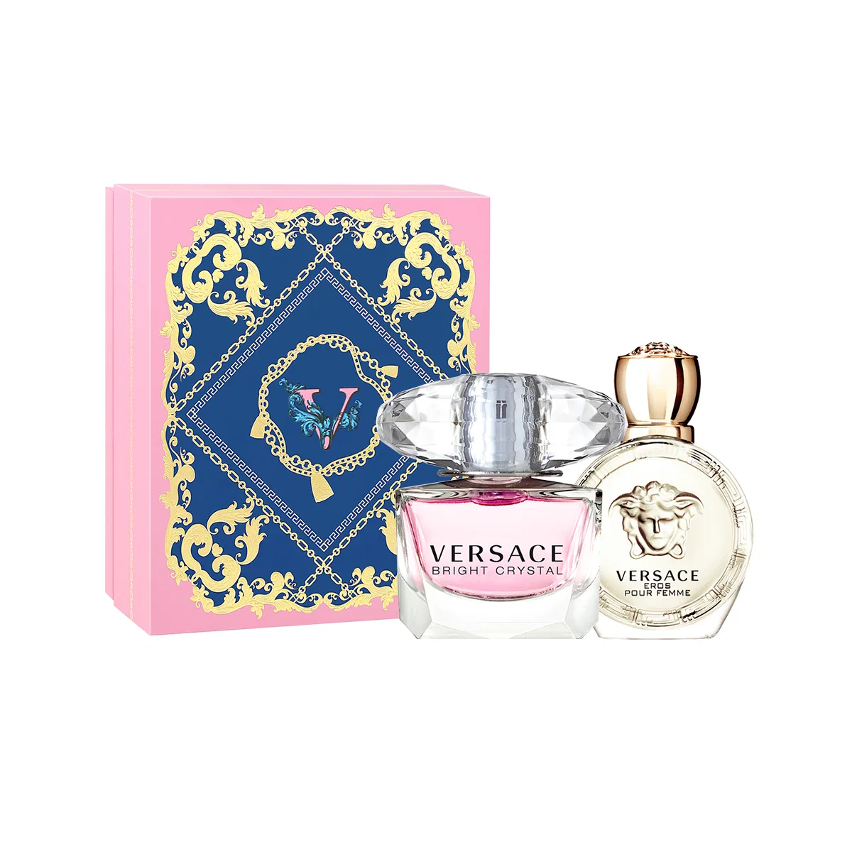 Женский набор пробников парфюма Versace Crystal Diamond и Ainas, 5 мл × 2, VERSACE, Crystal Diamond/Ainas