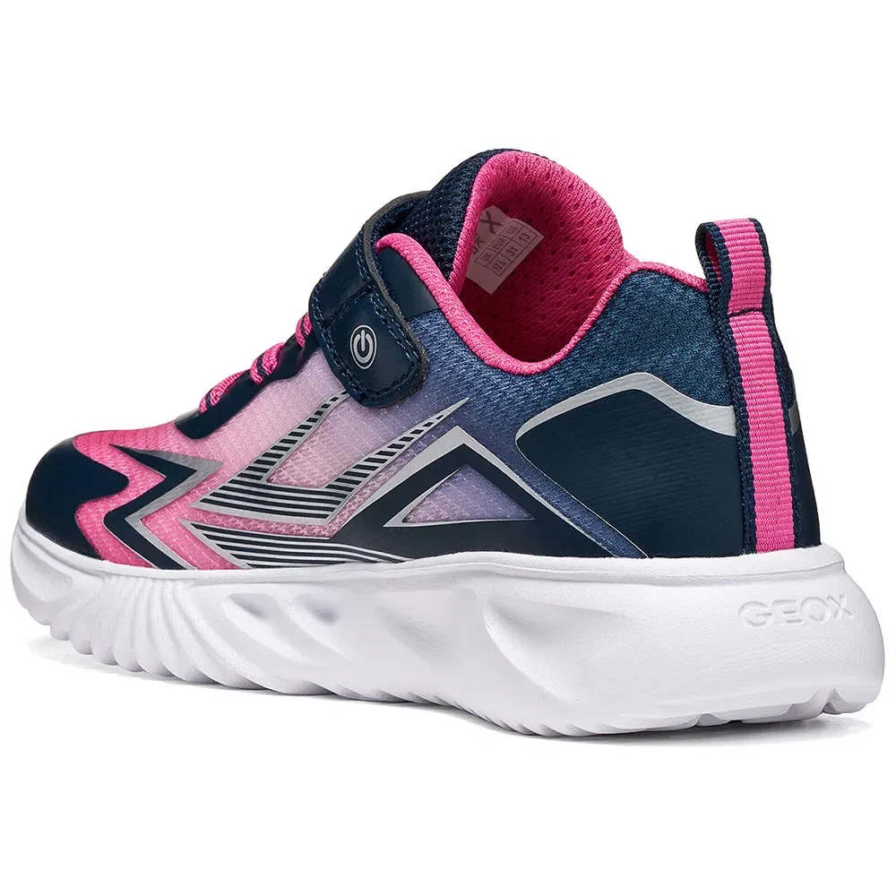 Детские кроссовки для девочек с подсветкой Assister B Geox, Pink — фото 3