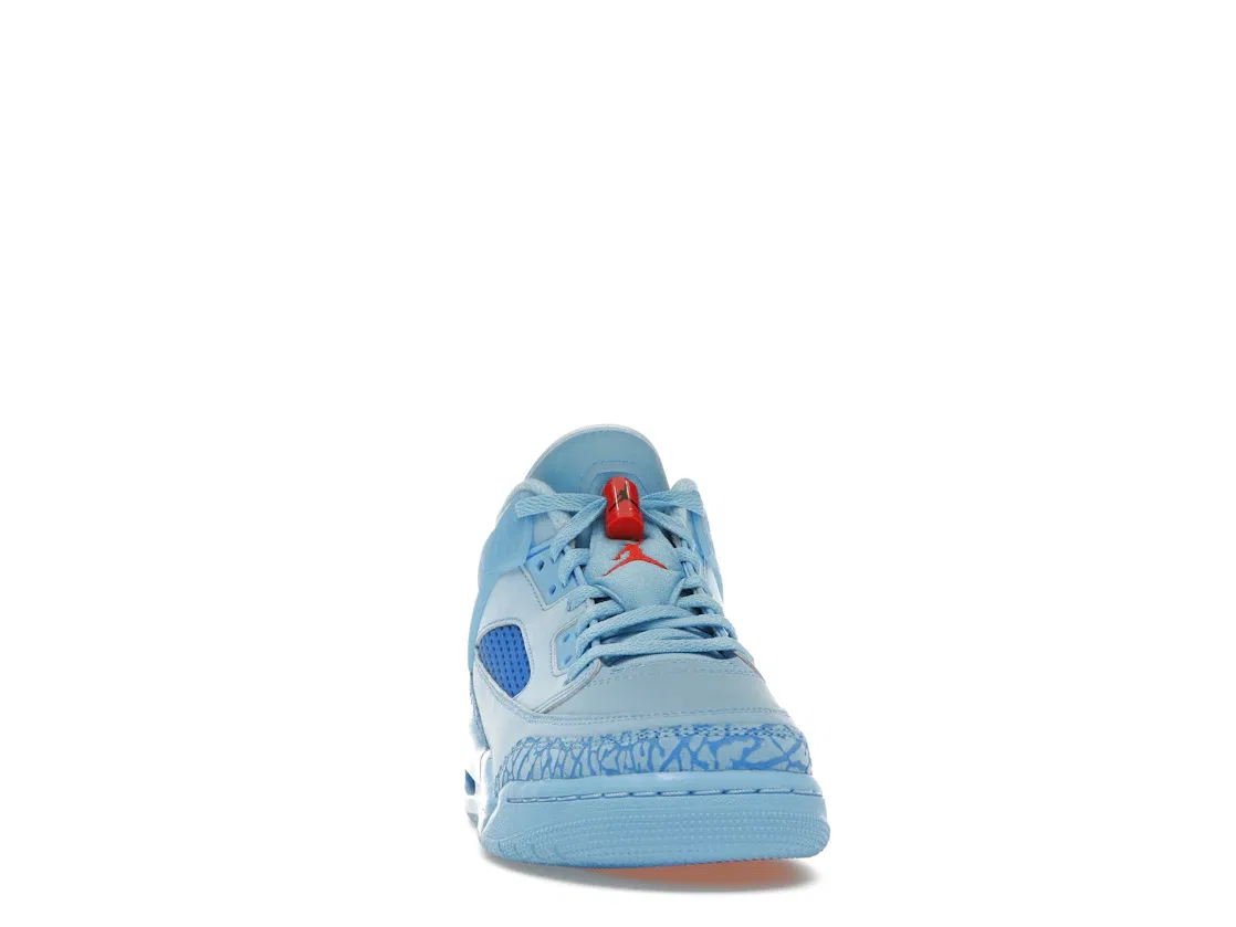 Детские кроссовки Lifestyle Jordan Spizike Low Jordan, Football Blue/Fountain Blue/University Red — фото 2