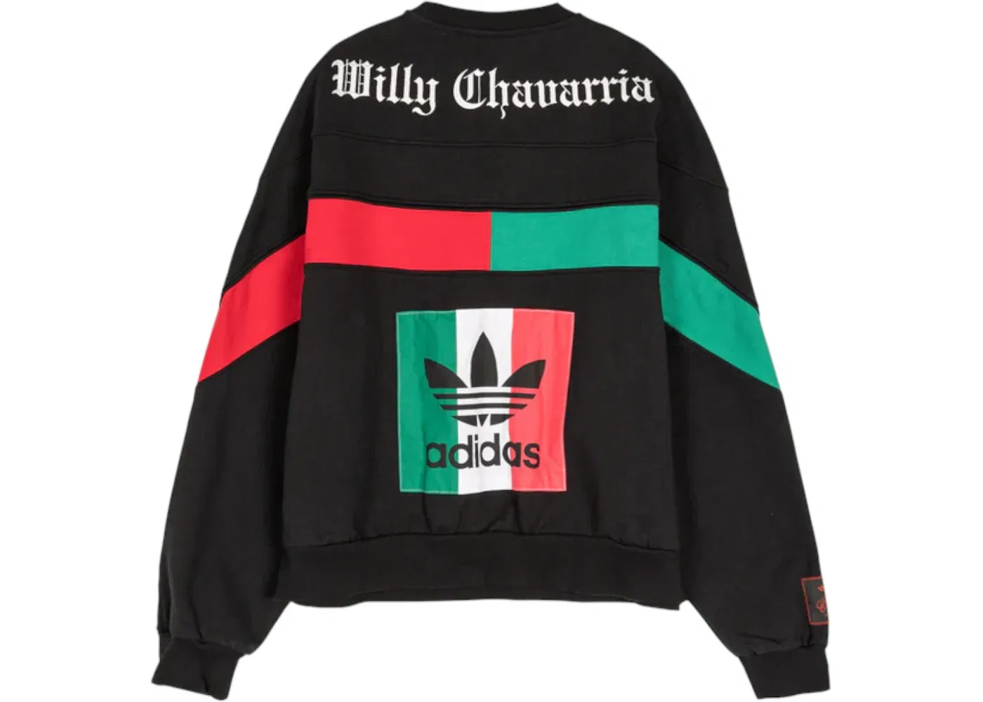 Мужской свитшот с принтом Chicano Adidas, Black — фото 2