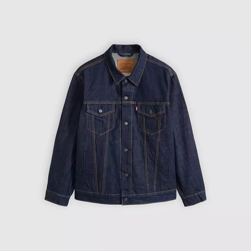Мужская джинсовая куртка Levi's, цвет Dark Blue — фото 2