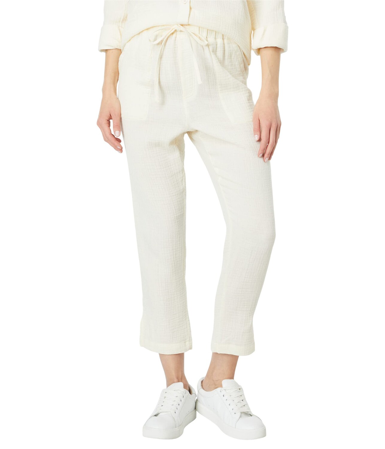 

Брюки MONROW, Gauze Pants, Белый, Брюки MONROW, Gauze Pants