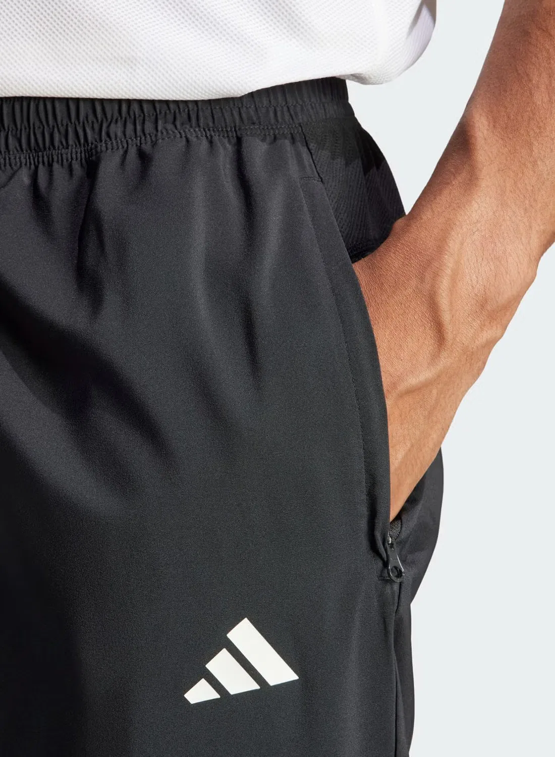 Брюки беговые с влагоотводящей технологией Own the Run Adidas, черный — фото 3