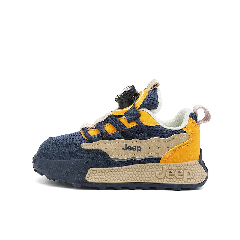 Детские повседневные кроссовки с сетчатым верхом, Low top Kids Lifestyle Shoes, Jeep — фото 3