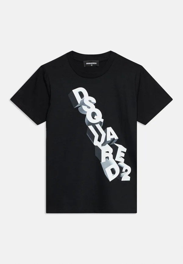 Футболка свободного кроя с принтом Dsquared2, Black — фото 3