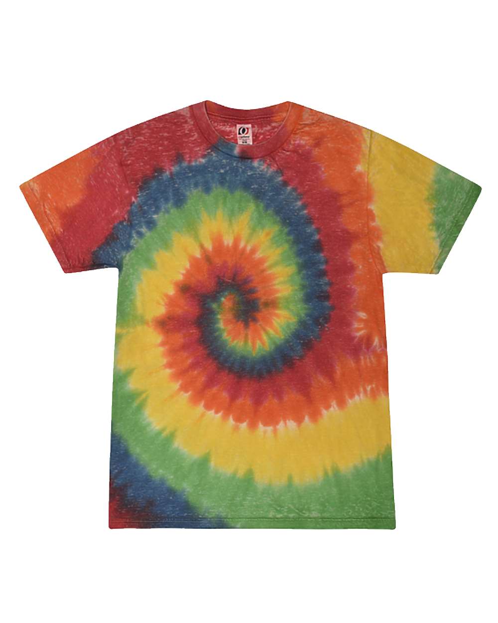 

Футболка Festival Tie-Dyed Burnout Colortone, цвет rainbow