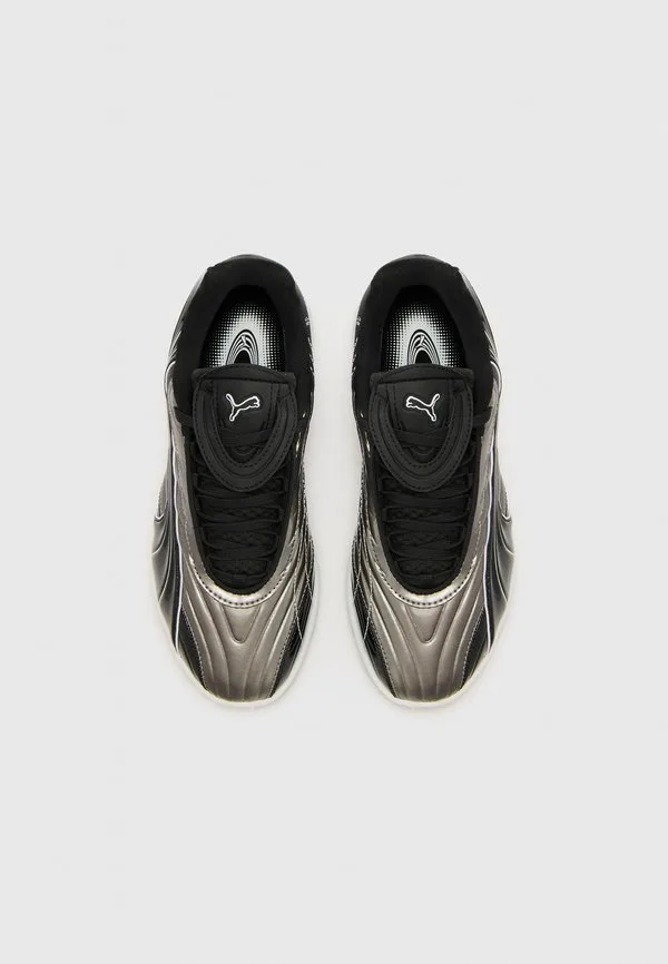 V s2 goalgetter jr унисекс кроссовки Puma, Aged Silver-Coloured/Black — фото 4