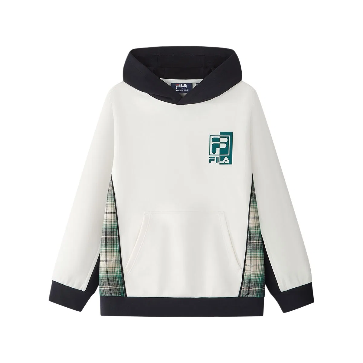 Детское худи с капюшоном Cloud White FILA KIDS, Cloud White