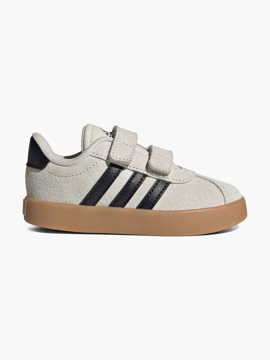 Детские кеды с липучками Adidas, белый