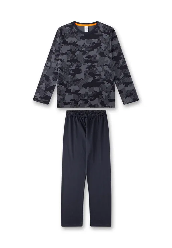 Комплект пижамный из хлопка Camouflage Sanetta, blau, синий