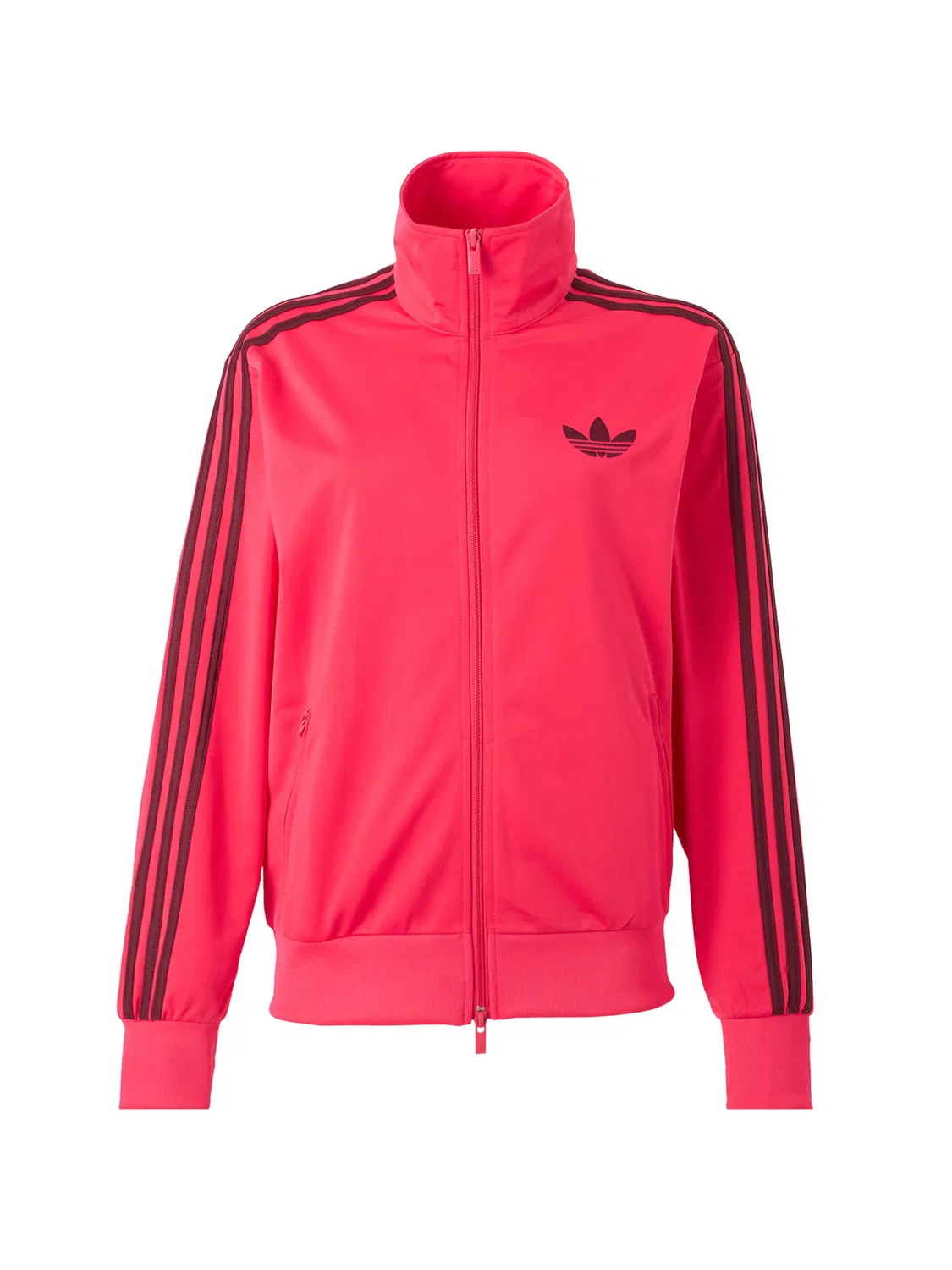 Худи на молнии Adidas Originals FB неоново-розового цвета