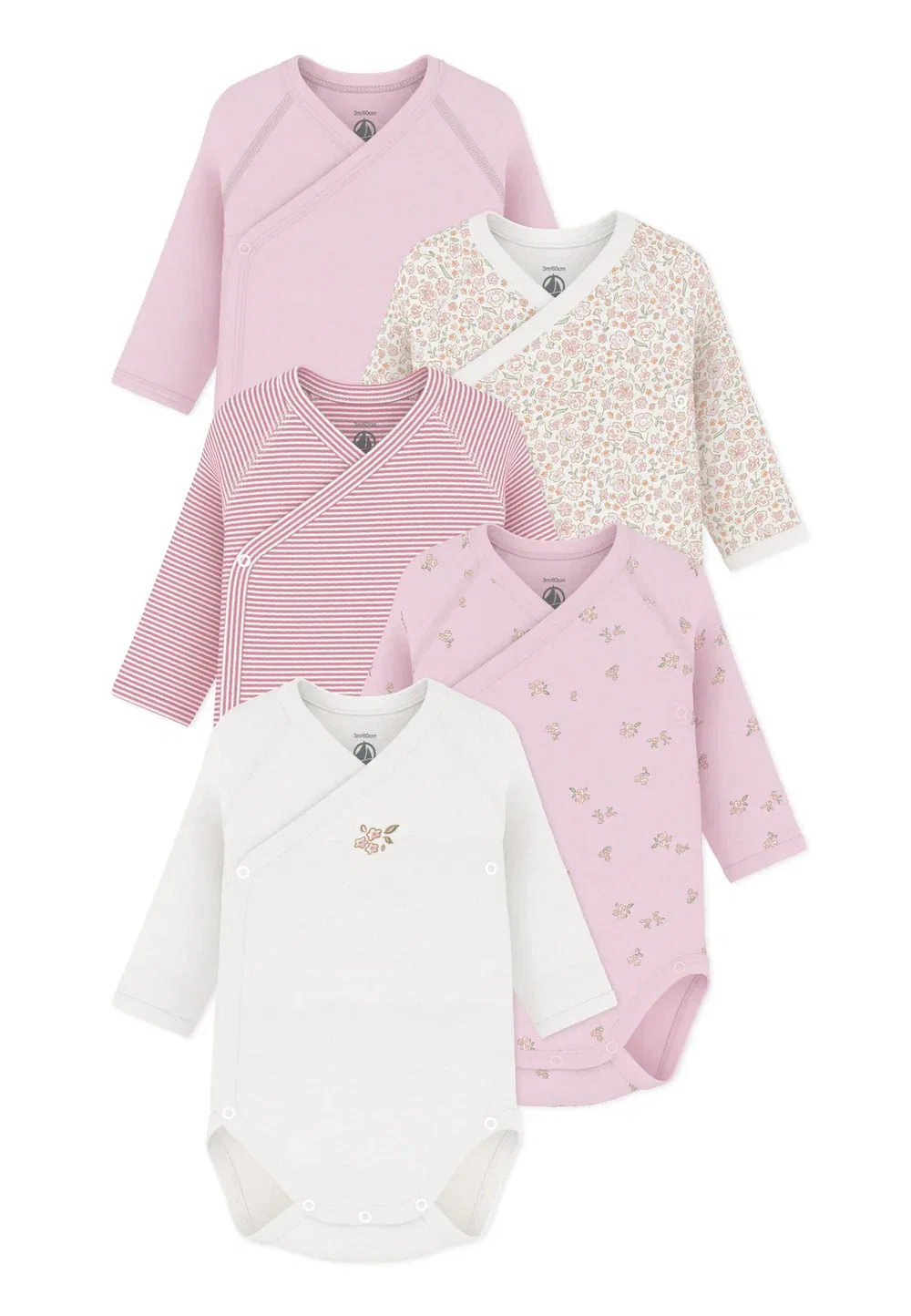 4 кубика - тело Petit Bateau, White Multicolor