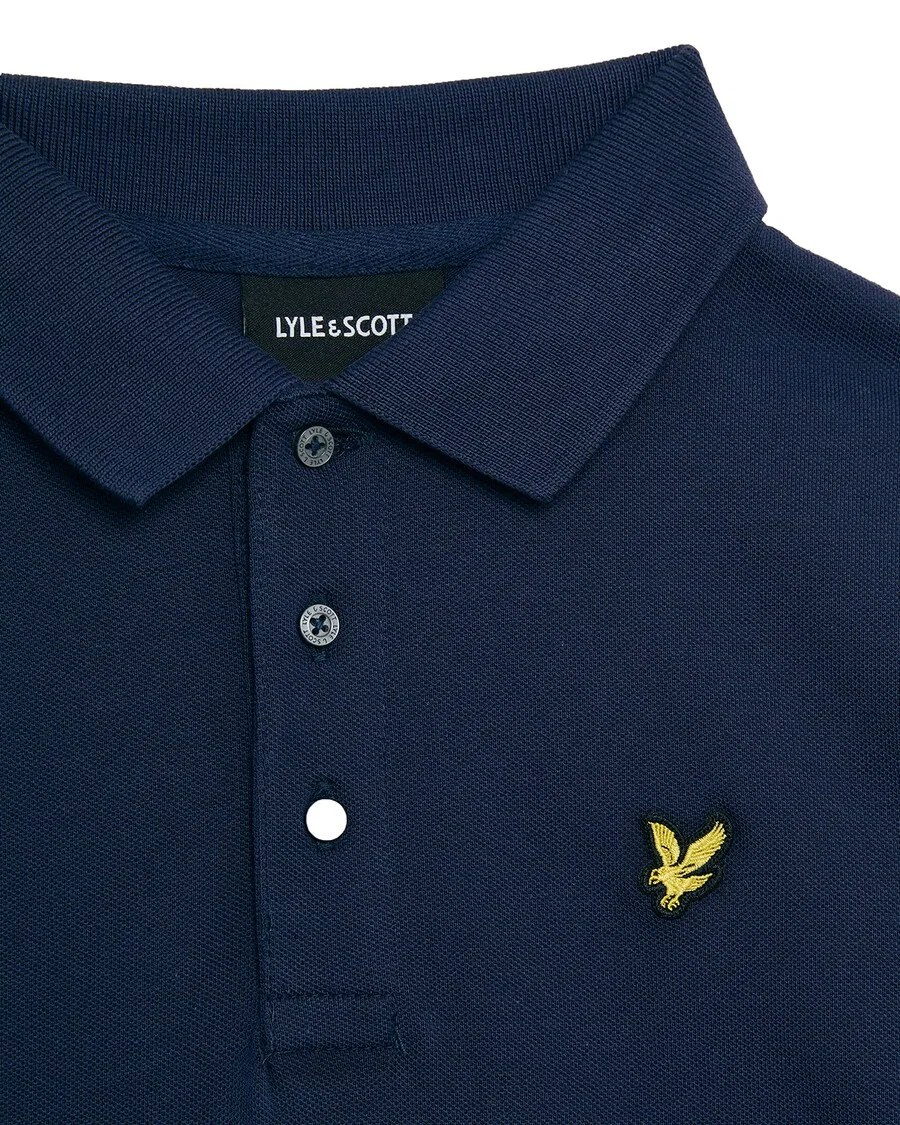 Футболка Lyle & Scott темно-синего цвета — фото 3