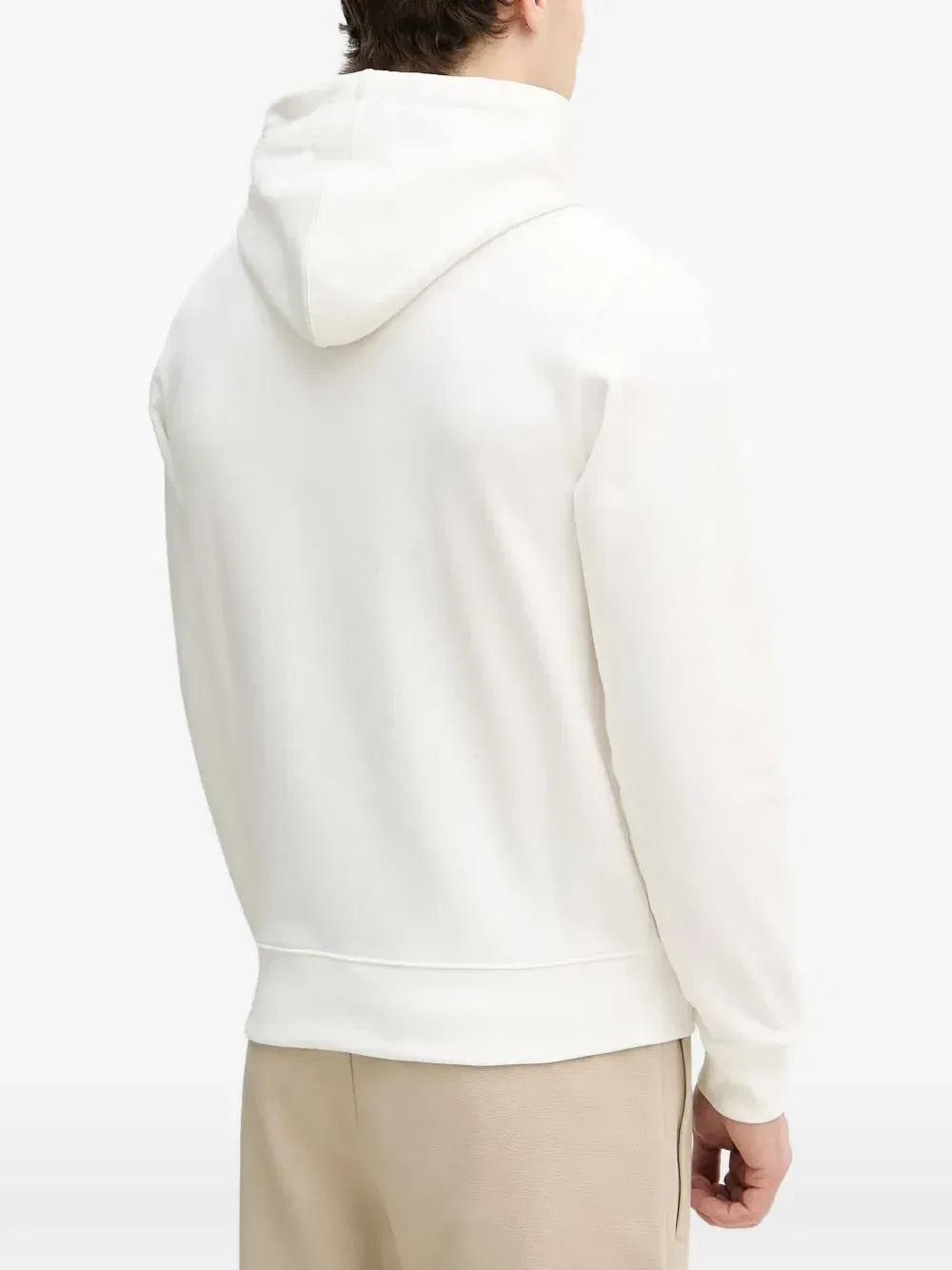 Толстовка Lacoste с логотипом-нашивкой, белый — фото 3