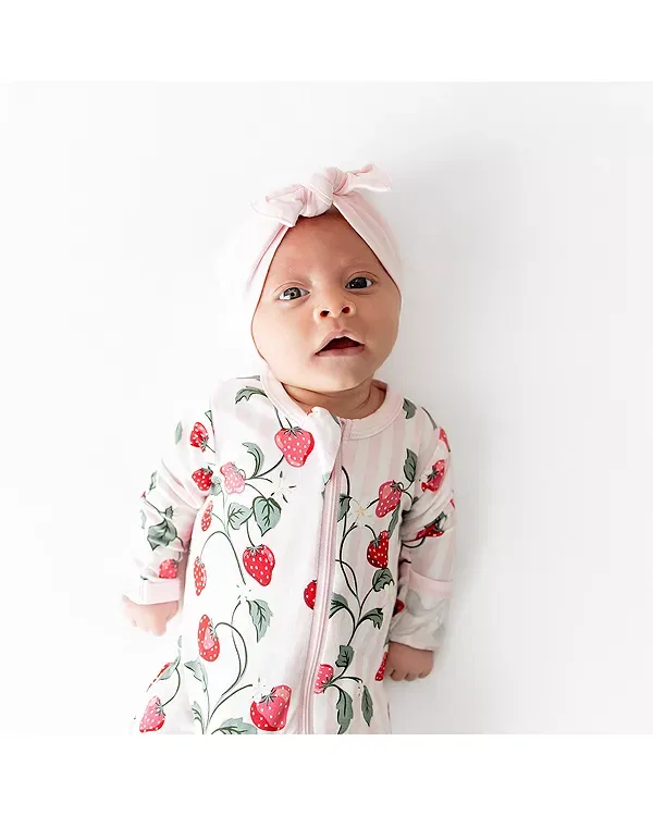 Детский комбинезон-слип с длинным рукавом Kyte Baby, Strawberry Field — фото 3