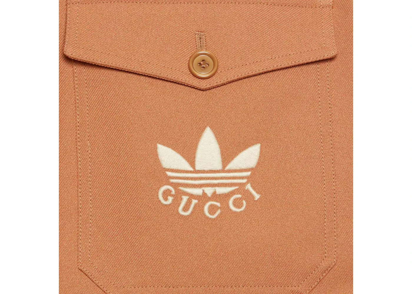 Мужские шорты с принтом Fluid Drill Gucci, Orange — фото 2