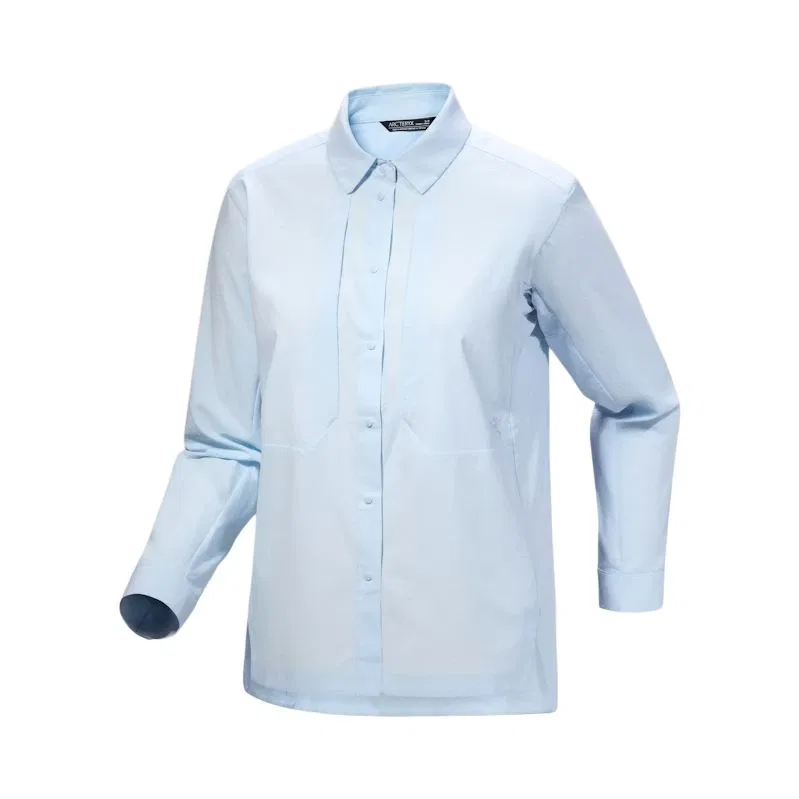 Женская рубашка с коротким рукавом Arcteryx SIMA SS25, Cloud Blue/Alpine Blue