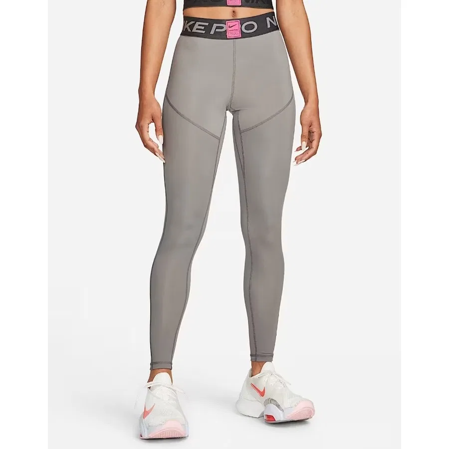 Спортивные леггинсы Nike Dri-Fit с высокой посадкой, Серый