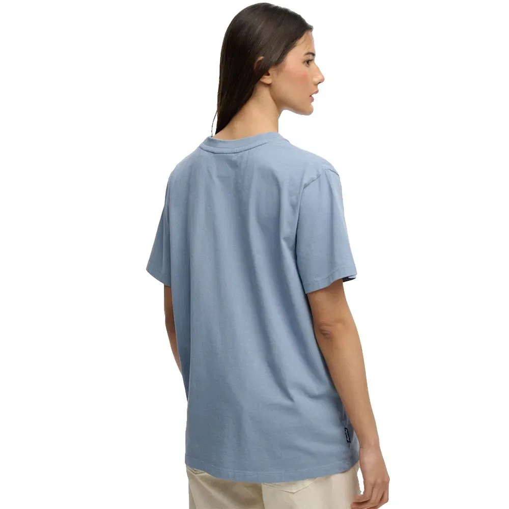Женская футболка свободного кроя Essential Logo Loose Fit Superdry, Blue — фото 2