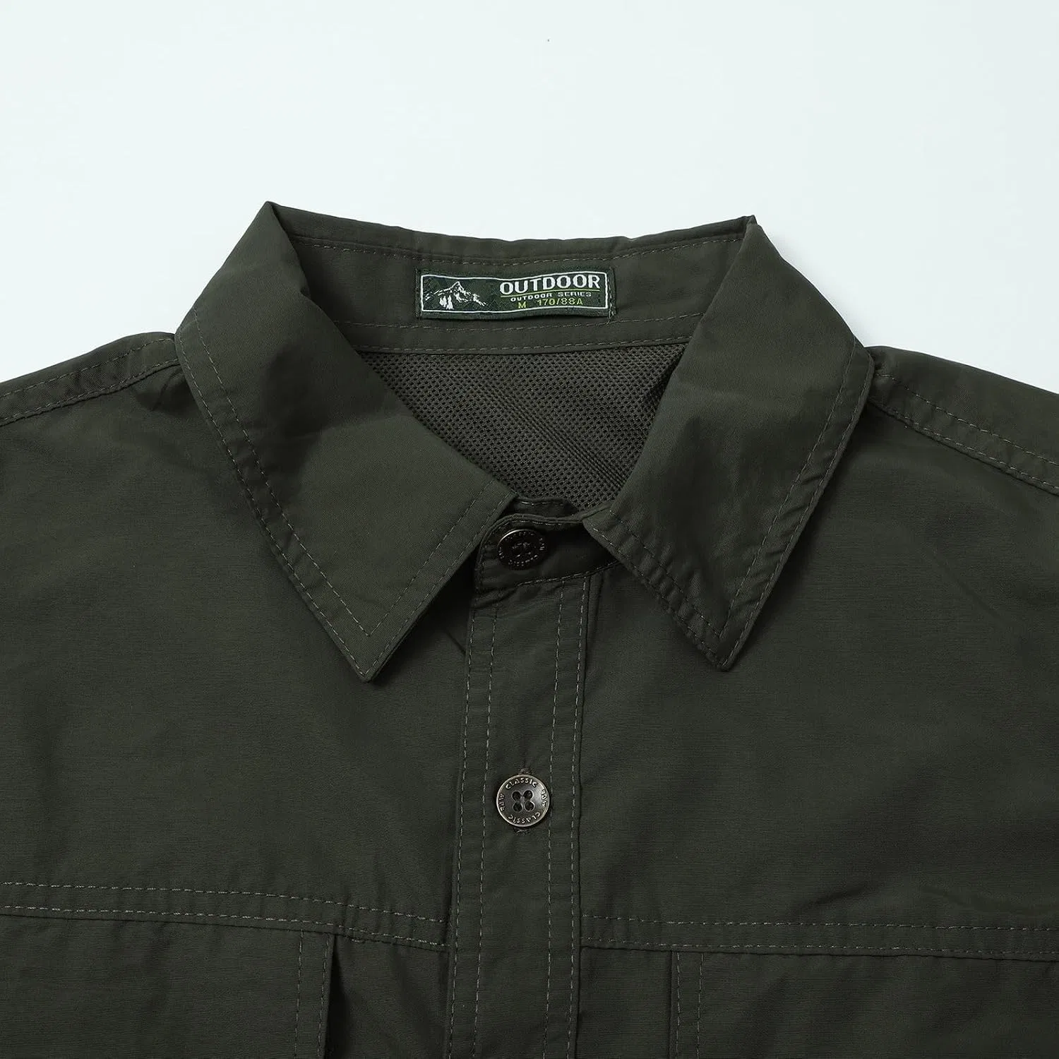 Мужская рубашка с длинным рукавом, Cargo Work Shirts, Jn — фото 4