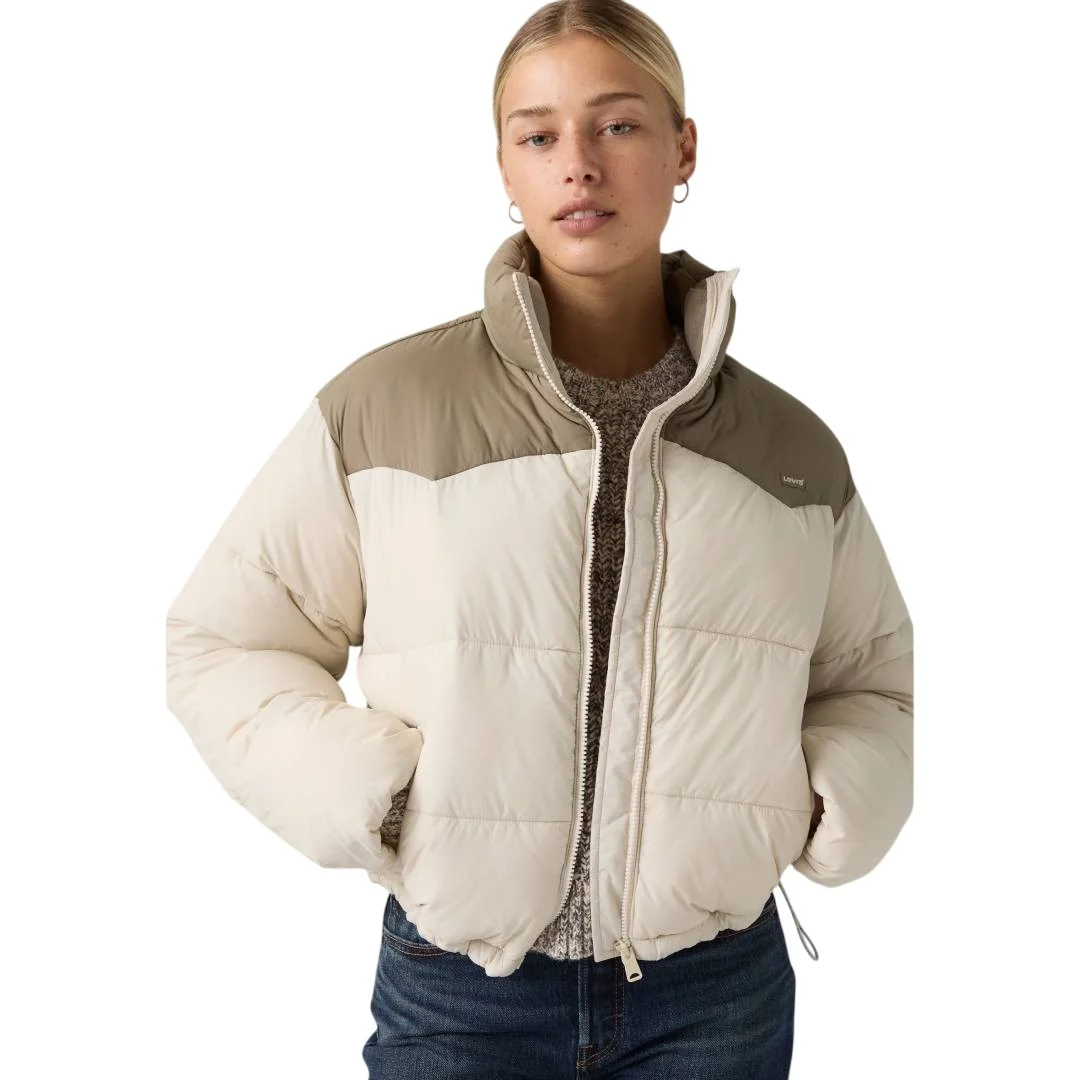 Женская зимняя куртка Levi's Palmer Puffer, бежевый