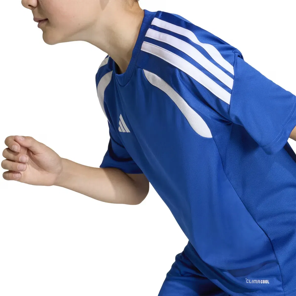 Детская футболка для мальчиков с длинным рукавом Tiro 26 League adidas, Синий — фото 4