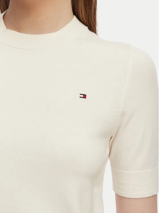 Футболка slim fit Tommy Hilfiger, желтый — фото 4