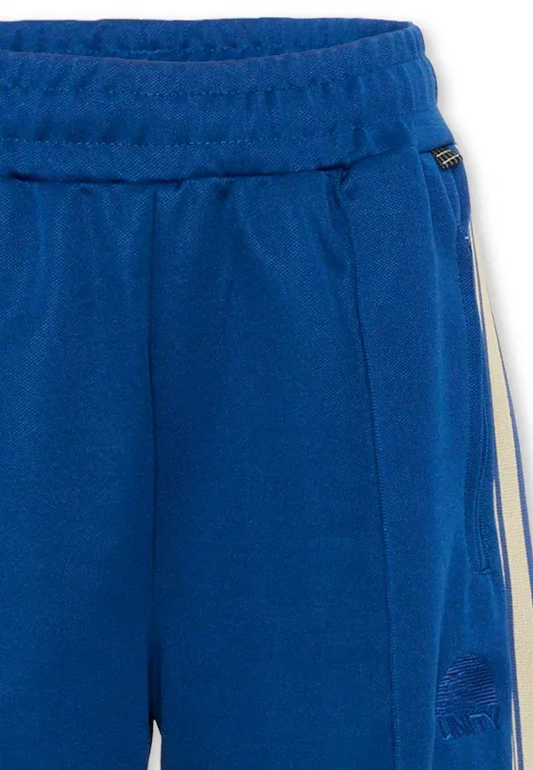 Брюки из 100% хлопка Tracksuit bottoms Molo, синий — фото 3