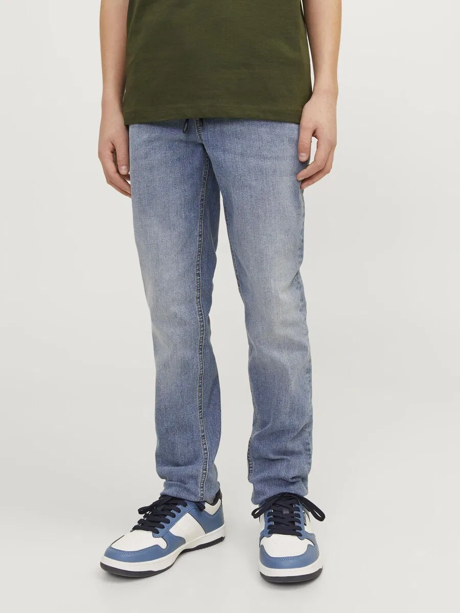 Джинсы JACK & JONES MINI Slim fit 'JJIGLENN' синего цвета — фото 3