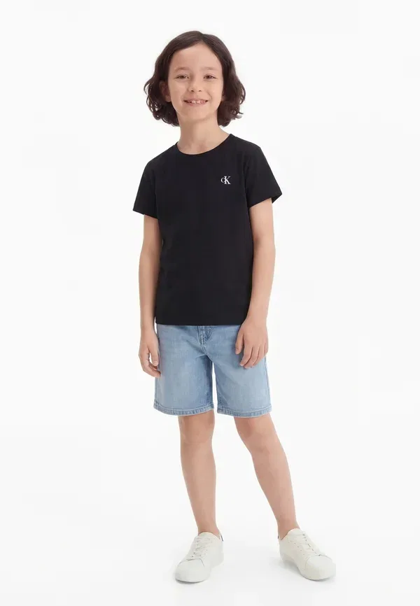 Комплект из 2 футболок с принтом Calvin Klein Jeans, белый/черный
