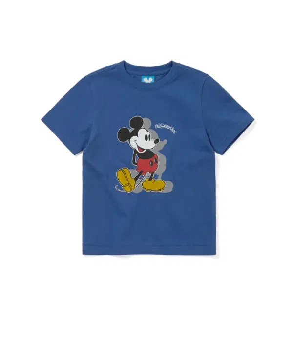 Футболка с принтом Mickey, Kids, Thisisneverthat, синий