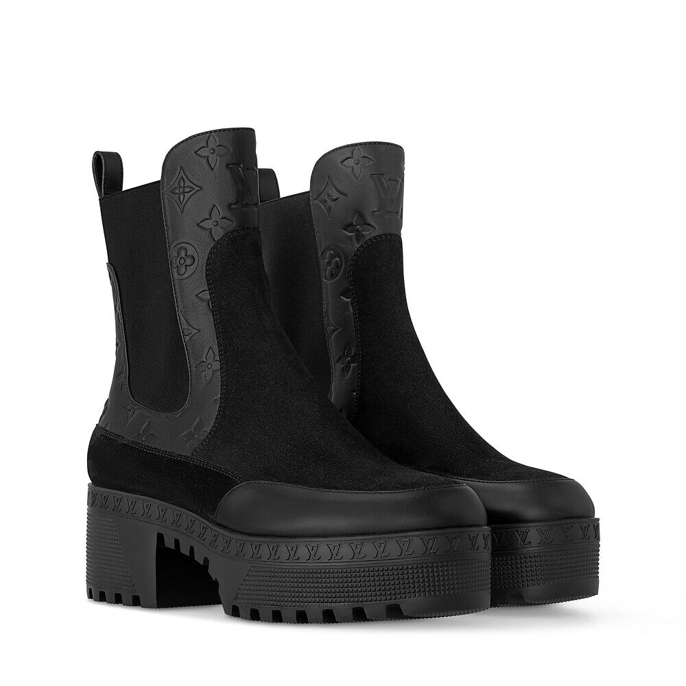 Ботинки «Челси» Laureate Platform Louis Vuitton, черный