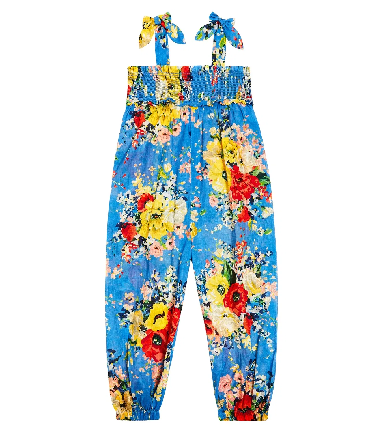 Комбинезон хлопковый Zimmermann Kids, синий